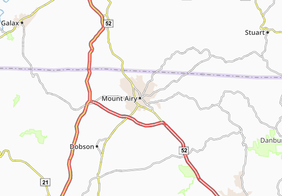 Mount Airy Map