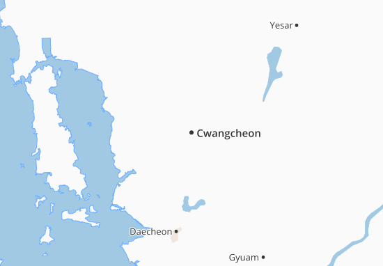 Kaart Plattegrond Cwangcheon