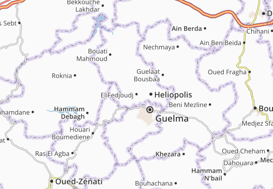 Mapa El Fedjoudj