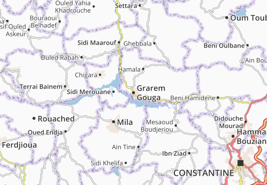 Mapa Grarem Gouga