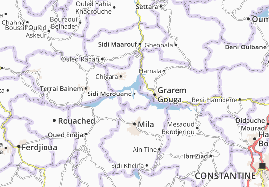 Sidi Merouane Map
