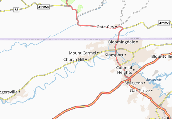 Church Hill Map