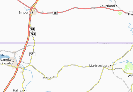 Mapa Margarettsville