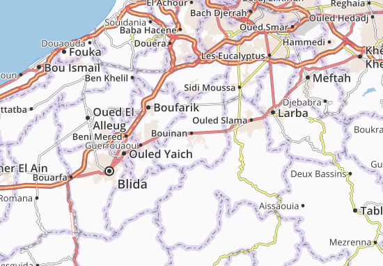 Mapa Bouinan