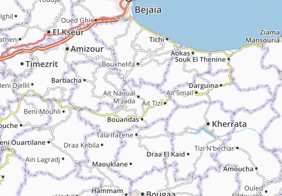 Karte Stadtplan Ait Naoual M&#x27;zada