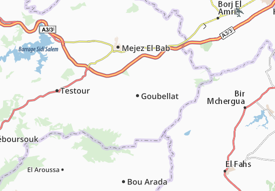 Goubellat Map