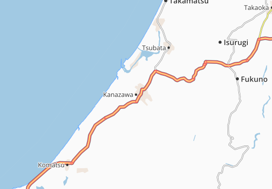Kanazawa Map
