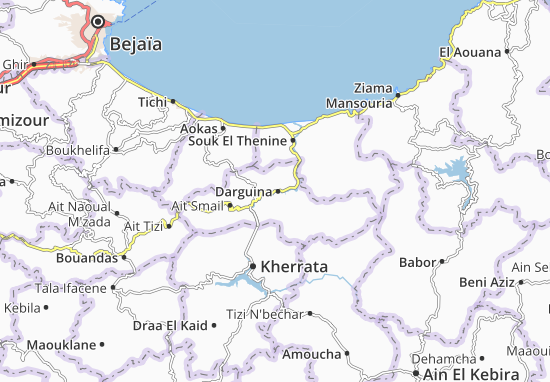 Karte Stadtplan Darguina