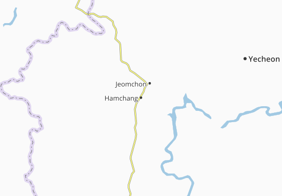 Kaart Plattegrond Hamchang