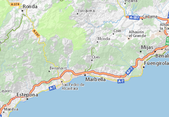 Mapa Puerto de Marbella