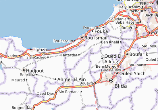 Karte Stadtplan Hattatba