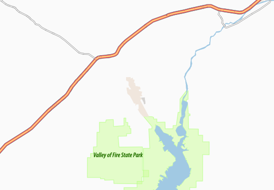 Mapa Moapa Valley