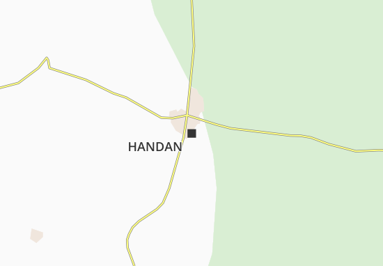 Karte Stadtplan Handan