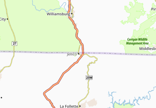 Jellico Map