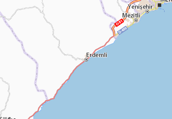 Mapa Erdemli