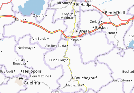 Ain Ben Beida Map