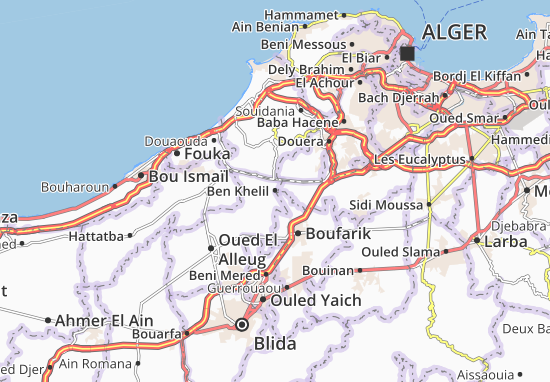 Mapa Ben Khelil