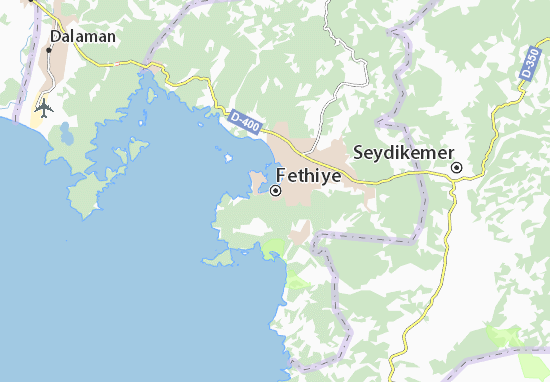 Mapa Fethiye