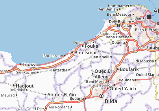 Karte Stadtplan Chaiba