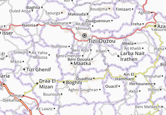 Mapa Beni Zmenzer