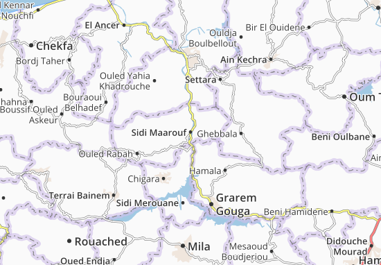 Carte-Plan Sidi Maarouf