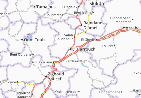 El Harrouch Map