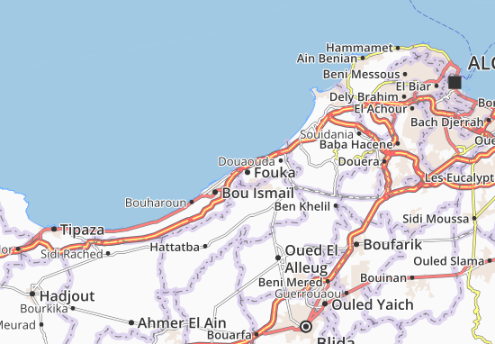 Karte Stadtplan Fouka
