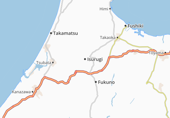 Karte Stadtplan Isurugi