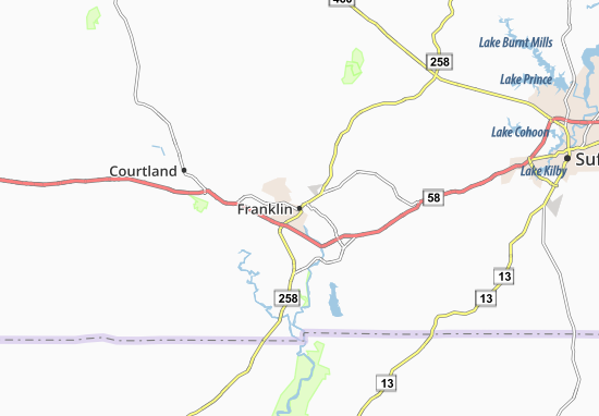 Kaart Plattegrond Franklin