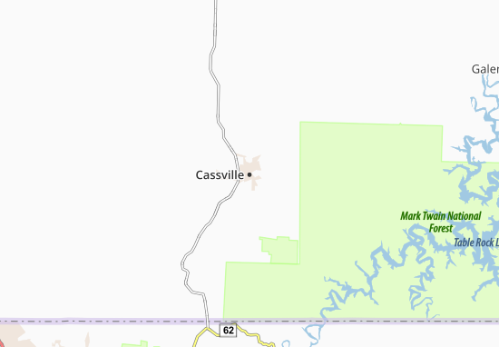 Karte Stadtplan Cassville
