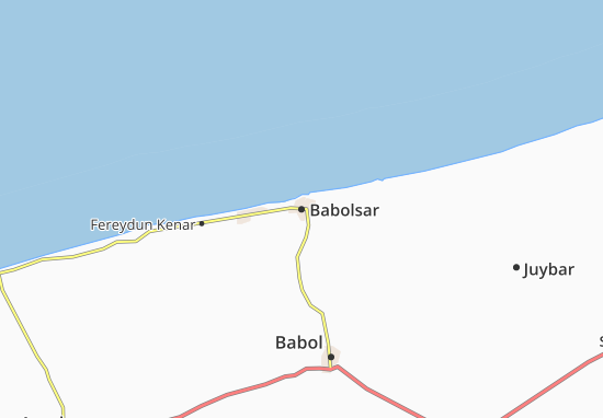 Mapa Babolsar