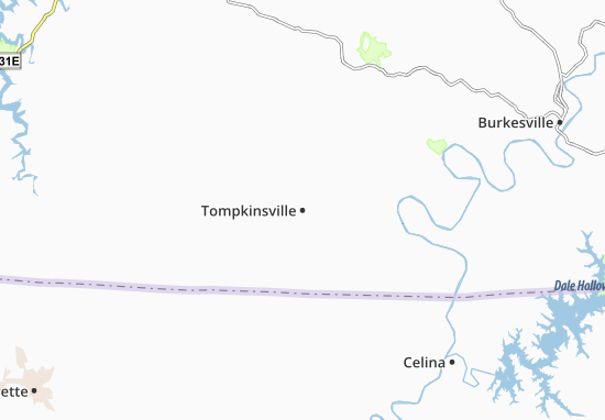 Karte Stadtplan Tompkinsville