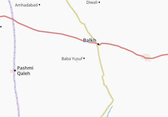 Karte Stadtplan Baba Yusuf