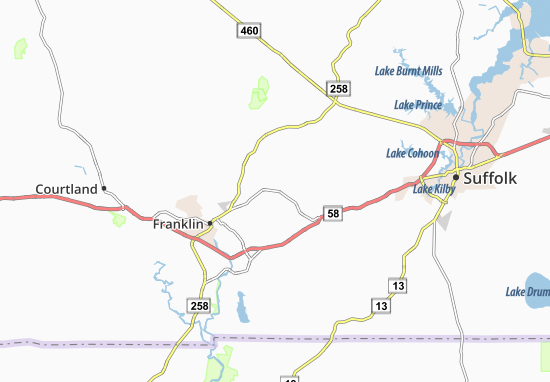 Mapa Carrsville