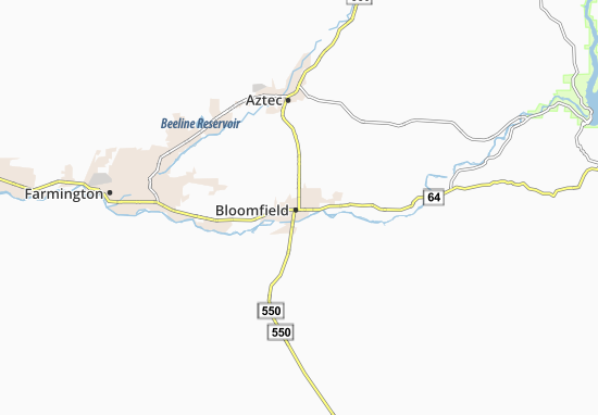 Kaart Plattegrond Bloomfield