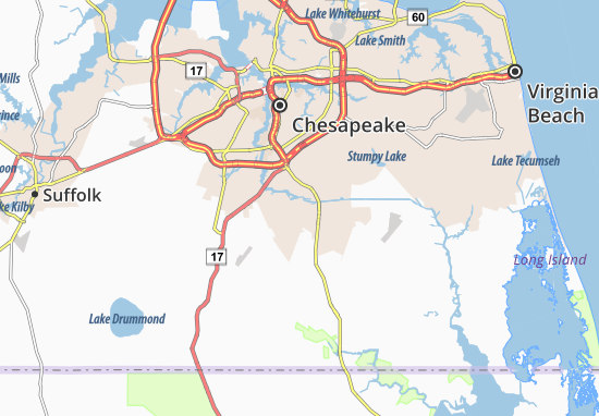 Carte-Plan Chesapeake
