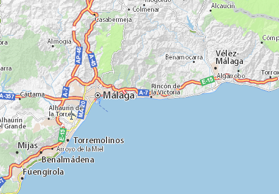 Karte Stadtplan Cala del Maral