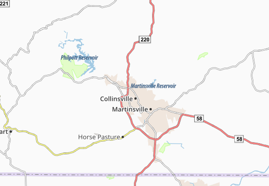 Karte Stadtplan Collinsville