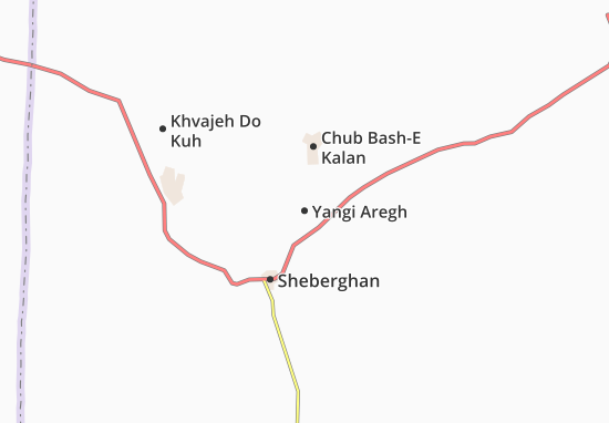 Kaart Plattegrond Yangi Aregh