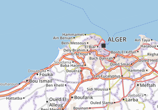 Karte Stadtplan Ouled Fayet