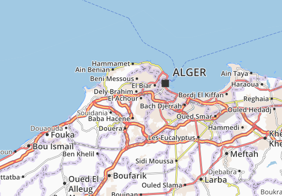 Mapa El Achour
