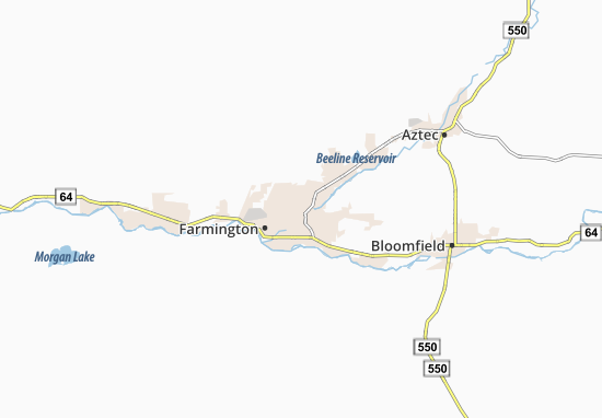 Mapa Farmington