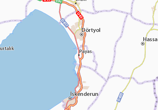 Karte Stadtplan Payas