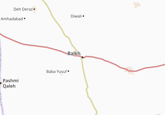 Kaart Plattegrond Balkh