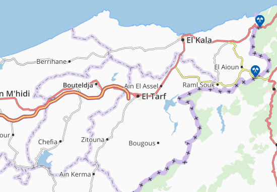 El Tarf Map