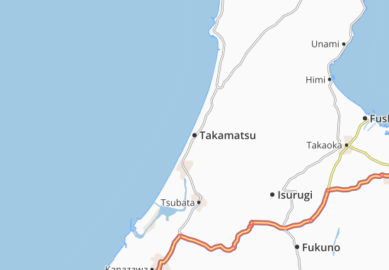 Karte Stadtplan Takamatsu
