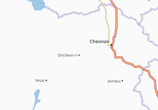 Karte Stadtplan Oncheon-ri