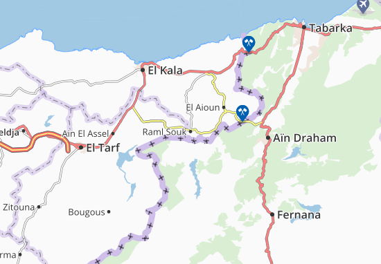 Raml Souk Map