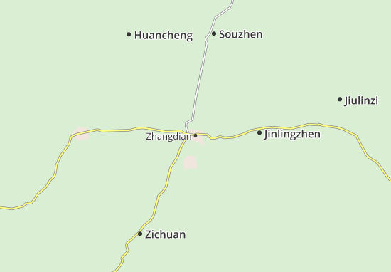Kaart Plattegrond Zhangdian