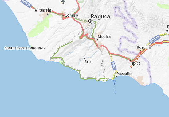 Scicli Map